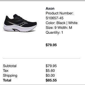 Saucony running shoes